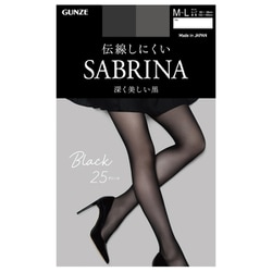SABRINA（サブリナ） 25デニール シアータイツ M-L ブラック SB560M