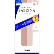 SABRINA(サブリナ) 美しい透明感 ショートストッキング 3足組 22cm~25cm ナチュラルベージュ SPS811Y