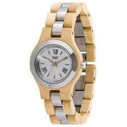 WE WOOD（ウィーウッド） CRISS ME CHOCO BEIGE SILVER レディース 木製バンド 9818233