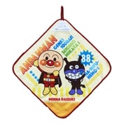 2846009 それいけ！アンパンマン リアルプリント ループ付きタオル 3P ブルー系 [キャラクターグッズ]