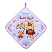 2846109 それいけ！アンパンマン リアルプリント ループ付きタオル 3P ピンク系 [キャラクターグッズ]