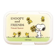 キャラクターグッズ SPIK-210 PEANUTS ウェットシートふた Bitatto(ビタット) スヌーピー&フレンズ サンフラワー