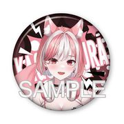 Vtuber 神楽ゆら 76mm缶バッジ A [キャラクターグッズ]