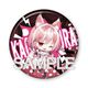 Vtuber 神楽ゆら 76mm缶バッジ B [キャラクターグッズ]