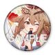 Vtuberグループ「深淵組」 76mm缶バッジ 2024新年Ver. 社ねる [キャラクターグッズ]