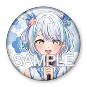 Vtuberグループ「深淵組」 76mm缶バッジ 2024新年Ver. 春雨ゆに [キャラクターグッズ]