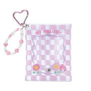 サンリオキャラクターズ チャーム付きクリアポーチ パステルチェッカー シリーズ マイメロディ [キャラクターグッズ]