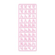 サンリオキャラクターズ まいぱちるん シリーズ カスタム用特殊ひらがな文字パーツ ピンク [キャラクターグッズ]