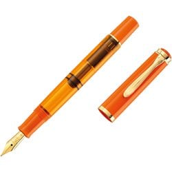 Amazon | Pelikan ペリカン 万年筆 EF 極細字 マーブルブラウン