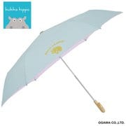 24KH-KSP-5M [子供用折りたたみ傘 晴雨兼用 子供日傘 kukkahippo クッカヒッポ 50cm 手開き式 UVカット率＆遮光率99％以上 遮熱加工 安全手開き ネームバンド付 カバさんの反射プリント付 ミントグリーン]