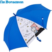 子供用傘 50cm ジャンプ式 透明窓付き キャラクター付き お名前ネーム付き アイムドラえもん 24DR-50A