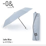 折りたたみ傘 婦人用 晴雨兼用 -0& ゼロアンド 50cm 手開き式 6本骨 日傘 軽量コンパクト UVカット率99%以上 遮光 遮熱加工 はっ水 レイクブルー LDB-LW50PM-PBL