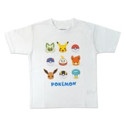 22863164 [ポケットモンスター ポケモン KIDS パルデアフェイス Tシャツ 吸汗速乾 防蚊 WHITE 140cm]