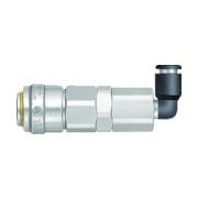 日東 チューブ継手 スーパーカプラ チューブフィッター付 適合チューブ外径6mm(51350) 02SCL-6