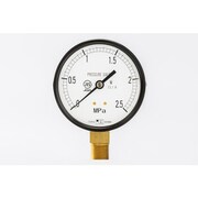 高島 一般蒸気用圧力計(A枠立型・Φ75)圧力レンジ0.0~0.25MPa G3/8 ST