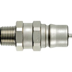 日東 HSPカプラ おねじタイプ/テーパねじ 相手側取付サイズRc1/4（07814） 2HP-R