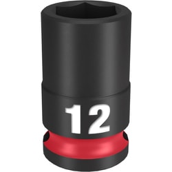 49-66-6136 [ミルウォーキー SHOCKWAVE IMPACT DUTY インパクトソケット 3/8インチ（9.5mm）角 12mm]