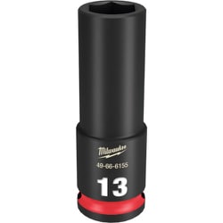 49-66-6155 [ミルウォーキー SHOCKWAVE IMPACT DUTY ディープインパクトソケット 3/8インチ（9.5mm）角 13mm]