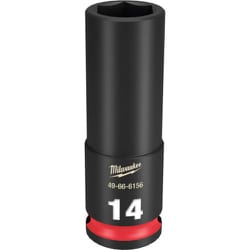 49-66-6156 [ミルウォーキー SHOCKWAVE IMPACT DUTY ディープインパクトソケット 3/8インチ（9.5mm）角 14mm]