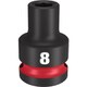 49-66-6240 [ミルウォーキー SHOCKWAVE IMPACT DUTY インパクトソケット 1/2インチ（12.7mm）角 8mm]