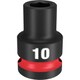49-66-6242 [ミルウォーキー SHOCKWAVE IMPACT DUTY インパクトソケット 1/2インチ（12.7mm）角 10mm]