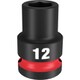 49-66-6244 [ミルウォーキー SHOCKWAVE IMPACT DUTY インパクトソケット 1/2インチ（12.7mm）角 12mm]