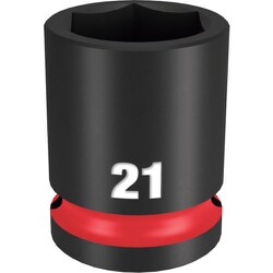 49-66-6253 [ミルウォーキー SHOCKWAVE IMPACT DUTY インパクトソケット 1/2インチ（12.7mm）角 21mm]