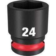 49-66-6256 [ミルウォーキー SHOCKWAVE IMPACT DUTY インパクトソケット 1/2インチ（12.7mm）角 24mm]
