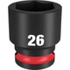49-66-6258 [ミルウォーキー SHOCKWAVE IMPACT DUTY インパクトソケット 1/2インチ（12.7mm）角 26mm]