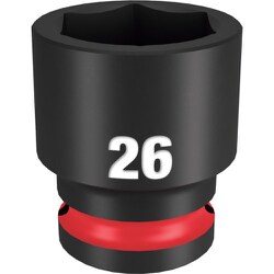 49-66-6258 [ミルウォーキー SHOCKWAVE IMPACT DUTY インパクトソケット 1/2インチ（12.7mm）角 26mm]