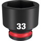 49-66-6265 [ミルウォーキー SHOCKWAVE IMPACT DUTY インパクトソケット 1/2インチ（12.7mm）角 33mm]