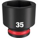 49-66-6267 [ミルウォーキー SHOCKWAVE IMPACT DUTY インパクトソケット 1/2インチ（12.7mm）角 35mm]