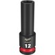 49-66-6273 [ミルウォーキー SHOCKWAVE IMPACT DUTY ディープインパクトソケット 1/2インチ（12.7mm）角 12mm]