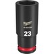 49-66-6284 [ミルウォーキー SHOCKWAVE IMPACT DUTY ディープインパクトソケット 1/2インチ（12.7mm）角 23mm]