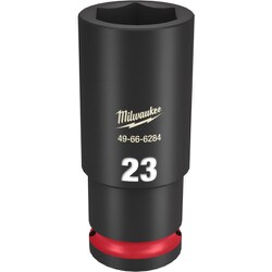 49-66-6284 [ミルウォーキー SHOCKWAVE IMPACT DUTY ディープインパクトソケット 1/2インチ（12.7mm）角 23mm]