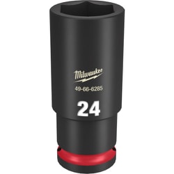 49-66-6285 [ミルウォーキー SHOCKWAVE IMPACT DUTY ディープインパクトソケット 1/2インチ（12.7mm）角 24mm]