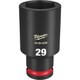 49-66-6290 [ミルウォーキー SHOCKWAVE IMPACT DUTY ディープインパクトソケット 1/2インチ（12.7mm）角 29mm]