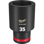 49-66-6296 [ミルウォーキー SHOCKWAVE IMPACT DUTY ディープインパクトソケット 1/2インチ（12.7mm）角 35mm]
