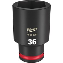 49-66-6297 [ミルウォーキー SHOCKWAVE IMPACT DUTY ディープインパクトソケット 1/2インチ（12.7mm）角 36mm]