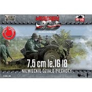 PF72046 1/72 独・7.5cmle.IG18歩兵砲タイヤタイプ&砲兵3体 [組立式プラスチックモデル]
