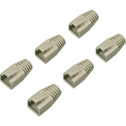 BLABRJ45BE6 [バッファロー 先付け用コネクター保護カバー6個入り ベージュ]