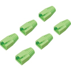 BLABRJ45GR6 [バッファロー 先付け用コネクター保護カバー6個入り グリーン]