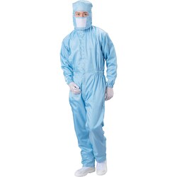 BSC-11032-B-5L [ブラストン フード付つなぎ服 ブルー 5Lサイズ]