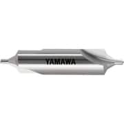 ヤマワ 弱ねじれ溝B形60° センタ穴ドリル 旧JIS2形 CD-S(II) 6X60°X25 CD-S-2-6X25