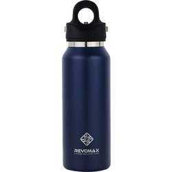 真空断熱ボトル REVOMAX 保冷・保温・炭酸対応 12oz(355ml)スリム ネイビー DWF-12750S-JP-V3