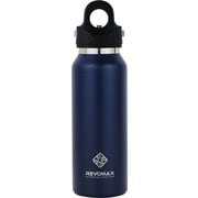 真空断熱ボトル REVOMAX 保冷・保温・炭酸対応 12oz(355ml)スリム ネイビー DWF-12750S-JP-V3