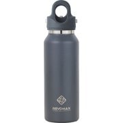 真空断熱ボトル REVOMAX 保冷・保温・炭酸対応 12oz(355ml)スリム ダークグレー DWF-12751S-176L-JP-V3