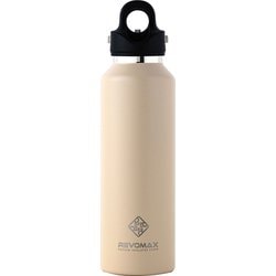 真空断熱ボトル REVOMAX 保冷・保温・炭酸対応 20oz(592ml) サンドベージュ DWF-20755B-JP-V3