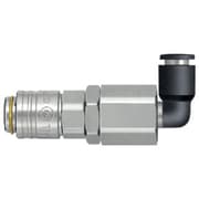 日東 スモールカプラ(L型チューブ取付用) 適合チューブ外径6mm(51360) MS-20SCL-6