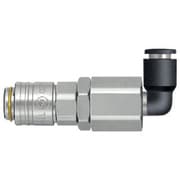 日東 スモールカプラ(L型チューブ取付用) 適合チューブ外径8mm(51365) MS-20SCL-8